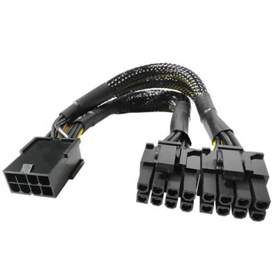 Пленка PCIe 8 Pin Female to Dual 8 Pin Male PCI Express Графическая видеокарта Кабель адаптера питания GPU