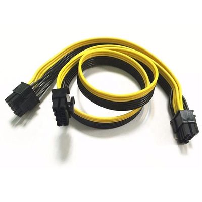 PCIe 8 Pin Male to Dual 8 Pin Male PCI Express Графическая видеокарта GPU Разделяющий кабель адаптера питания