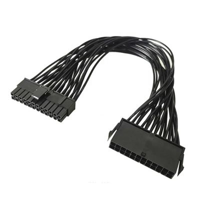 Мужчина-женщина PSU 24pin ATX расширительный кабель питания для компьютерной материнской платы