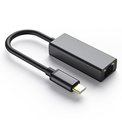 Подключение и воспроизведение USB 3.0 типа C мужской на Гигабит RJ45 Ethernet сетевой LAN адаптер для ноутбука
