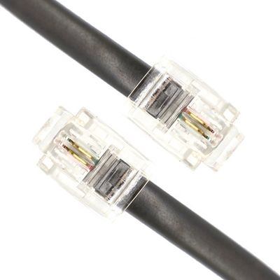1M Shield Intercom Cat3 RJ11 6P2C Телефонный кабель Adsl