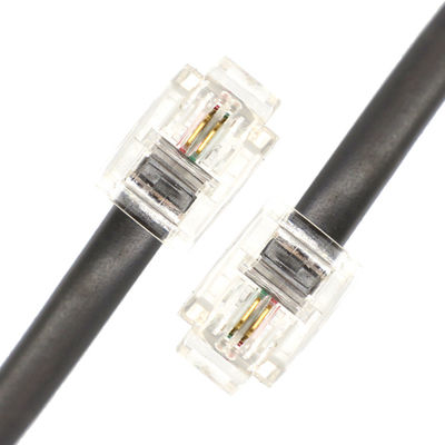 На заказ 1M 2M 3M Shield Intercom Cat3 RJ11 6P2C Телефонный кабель Adsl