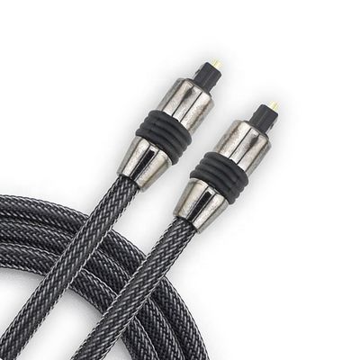 Высококачественный прочный плетеный волоконно-оптический Toslink Spdif Gold Digital Audio Optical Cable