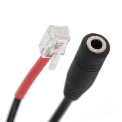 RJ9 RJ10 к женскому 3,5 мм CTIA вставка аудио Джек гарнитурный адаптер кабель для офисного телефона