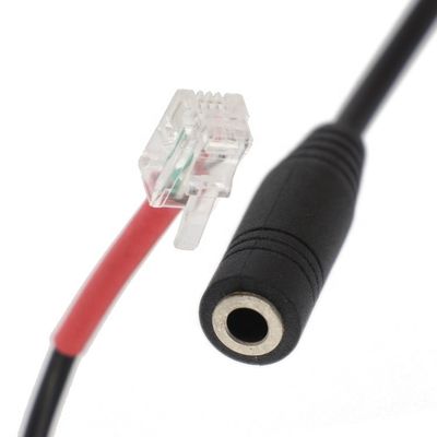 RJ9 RJ10 к женскому 3,5 мм CTIA вставка аудио Джек гарнитурный адаптер кабель для офисного телефона