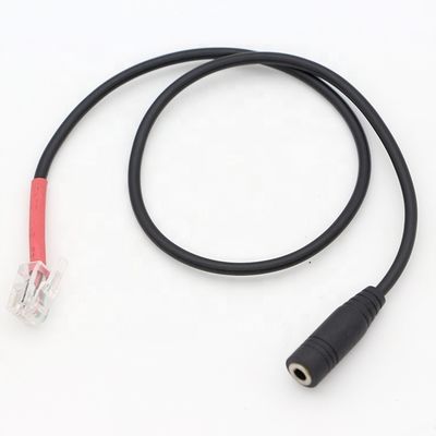 RJ9 RJ10 к женскому 3,5 мм CTIA вставка аудио Джек гарнитурный адаптер кабель