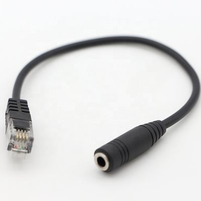 OEM RJ9 RJ10 к женскому 3,5 мм CTIA вставка аудио Джек гарнитурный адаптер кабель для телефона