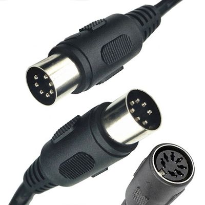 Обустроенный щит Мужчина к Мужчине Женщина Большой 7 PIN DIN кабель