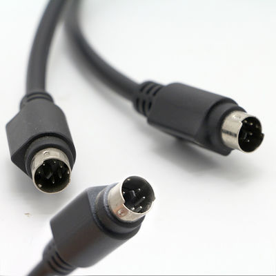 Мужчина-мужчина 6 PIN Mini DIN Plug Video Audio MIDI расширительный кабель для клавиатуры PS2
