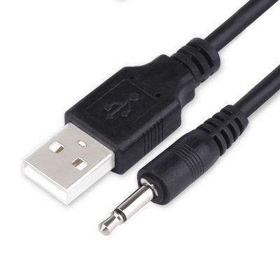 1M USB на 3,5mm 2 плёс Aux Audio Jack Connector Зарядный кабель для динамика