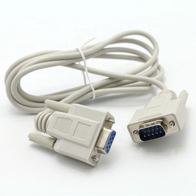 Мужчина-женщина DB9 RS232 9 Pin Straight Through Extension Серийный кабель передачи данных