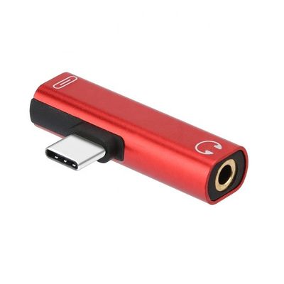2 в 1 USB Type C на 3,5 мм Джек PD зарядный аудиоадаптер для наушников