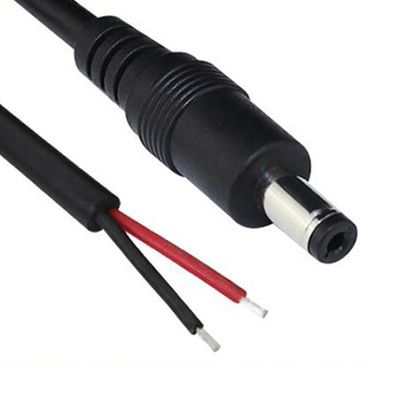 CUSTOM DC мужской женский ствол Jack 2.1x5.5 мм к открытому Pigtail DC кабель питания