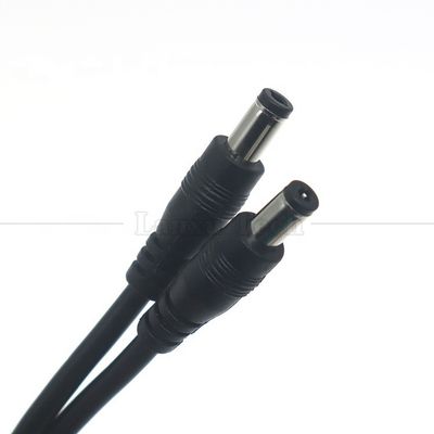 16AWG 18 20 22 24 26 28 AWG Мужчина-мужчина 5.5x2.1mm 5.5x2.5mm 3.5x1.35mm 12V постоянный контактный распределительный кабель для видеонаблюдения