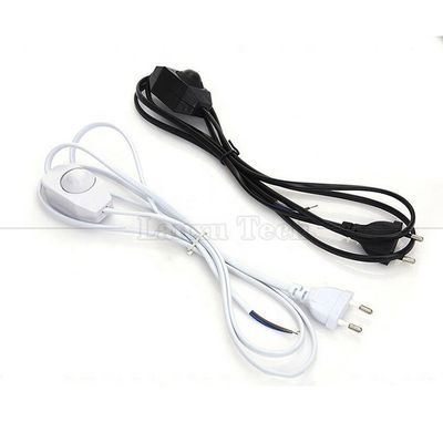 1.8m EU Plug ON OFF LED Dimmer Controller Adapter AC Power Extension Cable для настольной лампы