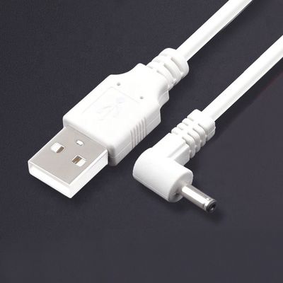 Настройка 90 градусов угол 1m USB на DC Мужской 3,5x1,35 мм кабель расширения питания