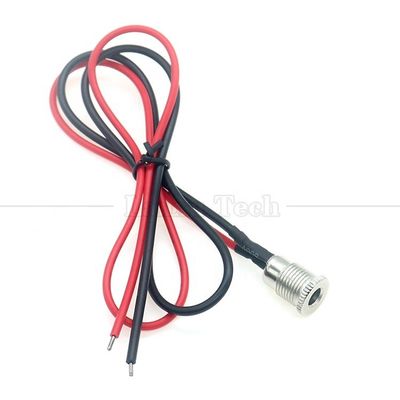 18AWG 10A Металлическая нить женского разъема DC099 5.5x2.1mm 5.5x2.5mm панель монтажный соединитель Pigtail DC Power Jack кабель