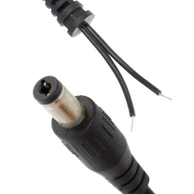 Вводный ствол питания с постоянным током Jack 2.1x5.5mm Мужчина Женщина для открытия Pigtail SR DC кабель питания
