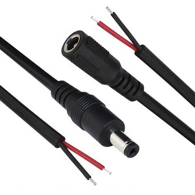 12В постоянный ствол Jack 5.5x2.1mm 5.5x2.5mm 3.5x1.35mm Мужчина Женщина Включение к открытому Pigtail постоянный питательный кабель
