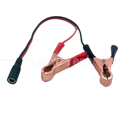 Мужчина Женщина DC Jack Plug 5.5x2.1mm к клипам аллигатора Автомобильный зарядное устройство Кабель питания