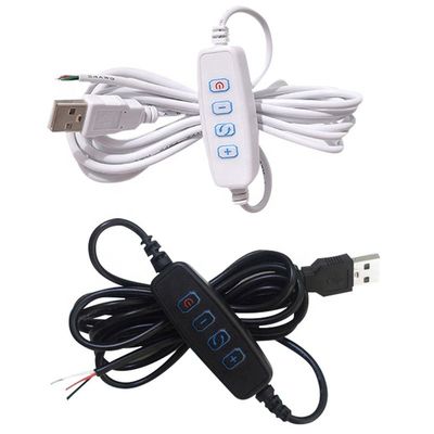 5В переключатель затуманивания питания затуманивающий USB зарядное кабель для светодиодной ленты