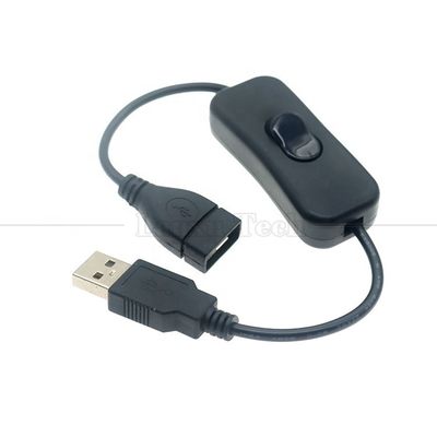 Управляющий отключен мужчиной к женщине USB 2.0 кабель переключателя типа A для Raspberry Pi