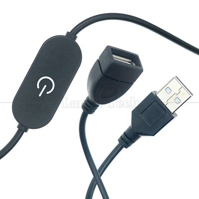 5v Stepless Up Down Touch Controller Dimmer 1m Мужчина на женщину USB включенный и выключенный кабель переключателя для светодиодной лампы