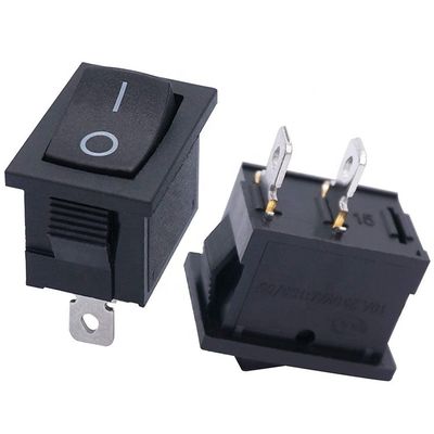 AC 6A/250V 10A/125V Черный 2-принт Положение Включите В Включите Включите электрический переключатель лодки