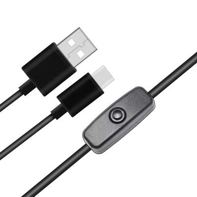 1m 5V 3A USB Type C кабель с переключателем ОТ для Raspberry Pi