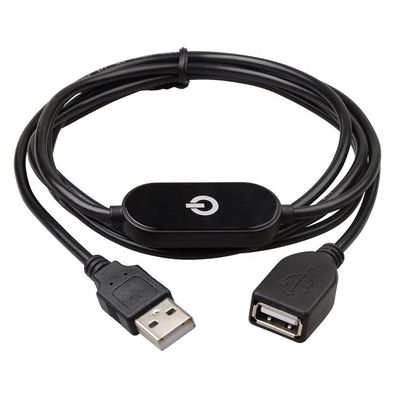 Прикосновение диммер переключатель мужчина на женщину тип USB расширительный кабель для светодиодных светодиодов