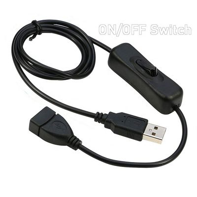 Электричество включено и отключено зарядка данных USB-кабель для компьютера с светодиодными лампами