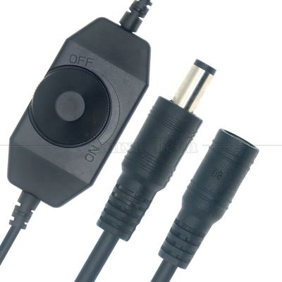Сертификат CE 12V 24V от мужчины к женщине постоянное питание на выключенном переключателе контроллер светодиодный тонировщик для лампы
