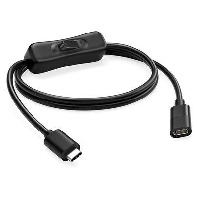 Мужчина к женщине USB тип C к C переключатель отключения кабеля расширения зарядки данных для лампы телефона Raspberry Pi LED