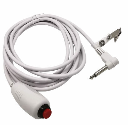 Custom 6.35 Single Button Switch Line Emergency Call Button Nurse Call Cable with Clip for Nurse Station Система вызова медсестер с одной кнопкой