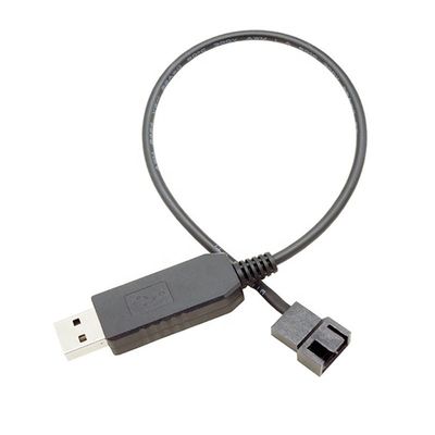 USB 5V до 12V напряжение Step Up 3 Pin и 4 Pin PC кабель адаптера питания вентилятора