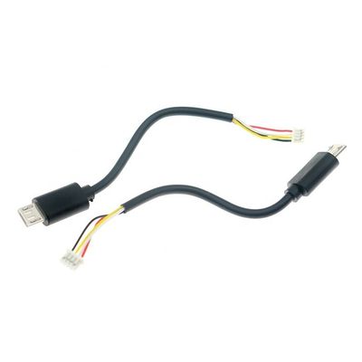 На заказ 10cm 20cm 30cm 50cm Micro B 5P до 4P JST MX 1.25mm соединительный кабель