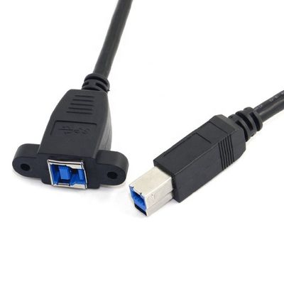 Свинцовый блокирующий студ панель монтаж мужского к женскому USB 3.0 типа B кабеля