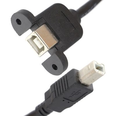 Свертозащитный мини-микро B типа C RJ45 Ethernet Мужчина-женщина USB панель монтаж расширения кабеля