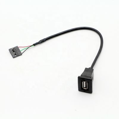 1M 2M 3M Включите USB-накопитель панель монтаж кабеля с 6 проводов Dupont терминал
