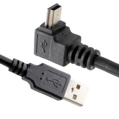 90 градусов направо влево вверх вниз угол мини USB кабель для зарядки данных