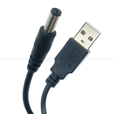 1M 2A 5V USB на DC 5.5x2.1mm Баррельный джек зарядный кабель для светодиодного лампы динамика вентилятор планшетная камера маршрутизатор телевизора