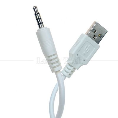 Синхронизация зарядки данных USB от мужского к вспомогательному 4 полюса 3,5 мм аудио DC Джек адаптер кабель зарядки для наушников динамика