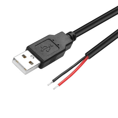5V USB для открытия снятых консервированных обнаженных проводов конец Pigtail кабель зарядного устройства для светодиодного светодиода