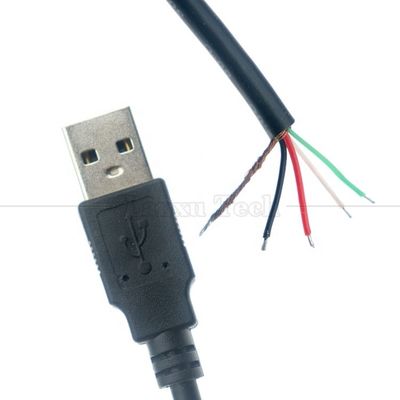 Custom Shield USB 2.0 Мужчина к стриптиз проводов открытый конец кабеля Pigtail