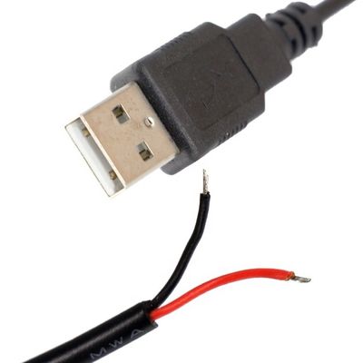 OEM USB 2.0 Мужчина для открытия снятый сварка консервированный голый 2 проволока конец хвостик зарядный кабель