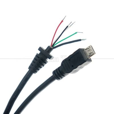 Зарядное устройство для зарядки данных на заказ Защищенный микро-USB для открытия Конца проволоки с концами кабеля для зарядки