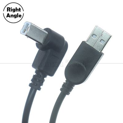 90 градусов прямой угол типа A мужской к B мужской USB 2.0 принтер соединитель расширительный кабель