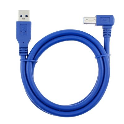 Высокоскоростной 5 Гбит/с 90 градусов правоугольный USB 3.0 мужской USB Type B принтер кабель для Epson HP